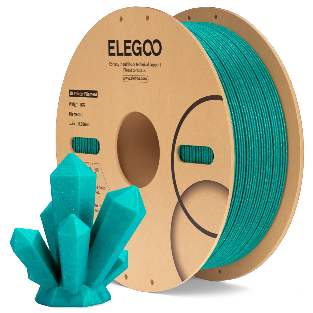 Elegoo - Turquoise Glitter PLA