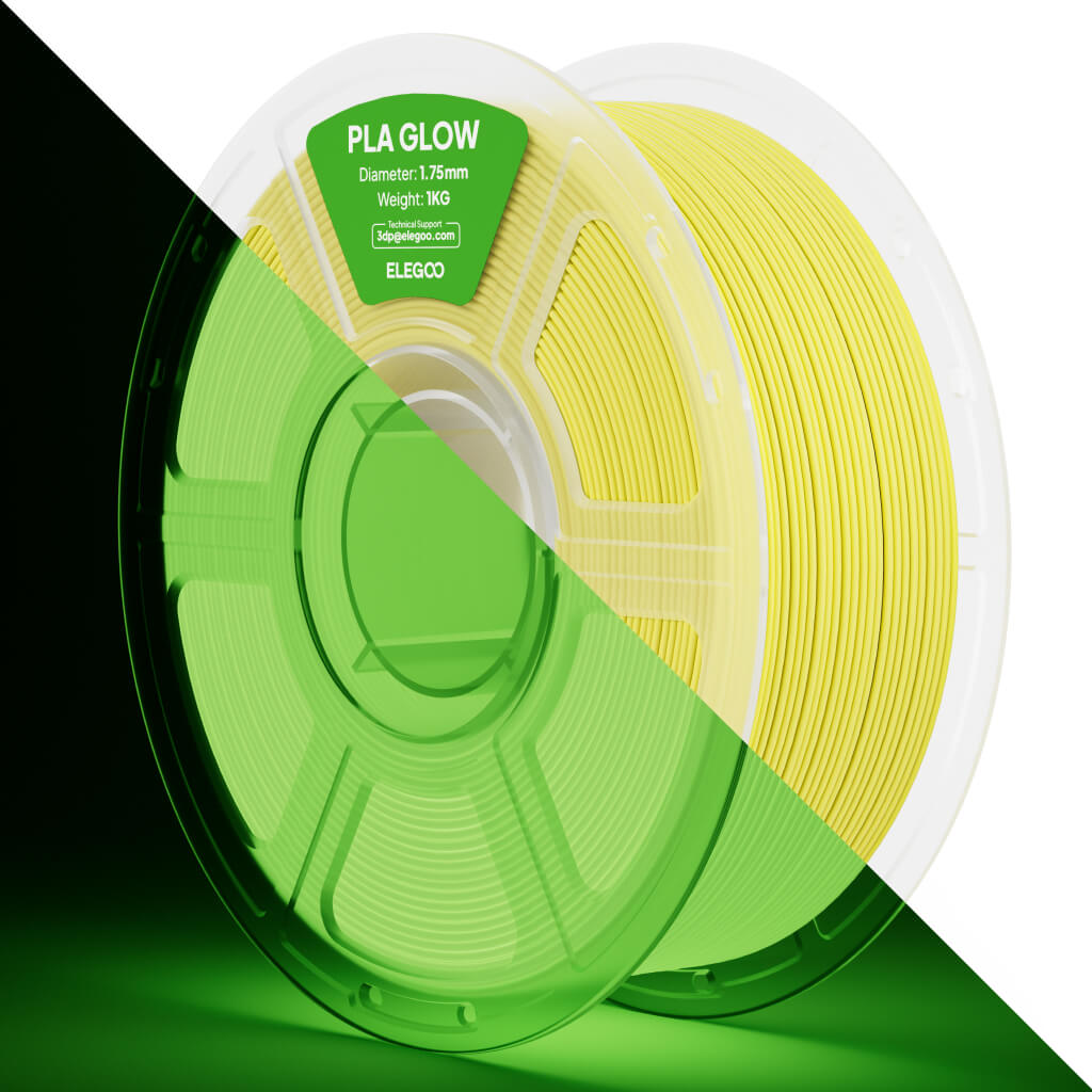 Elegoo - Glow Yellow PLA 1.75mm - 1kg