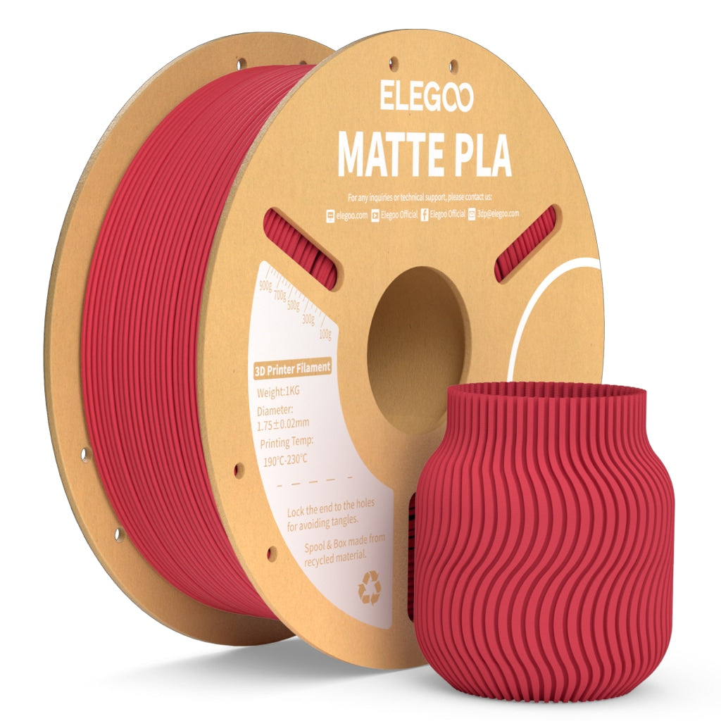 Elegoo - Ruby Red Matte PLA 1.75mm - 1kg