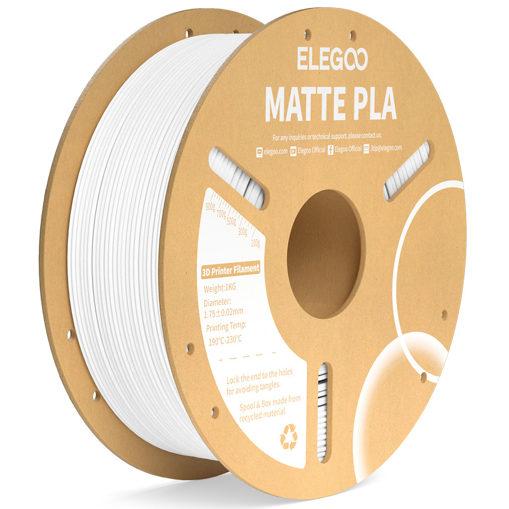 Elegoo - White Matte PLA - 1.26kg