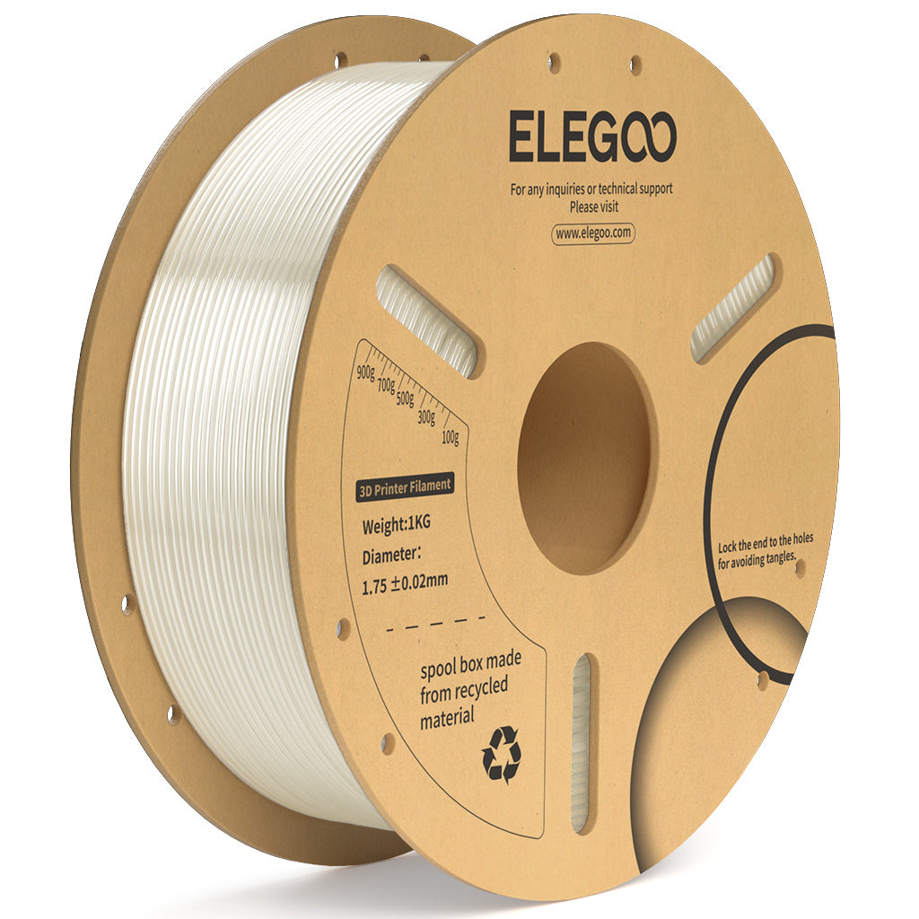 Elegoo - Plus Translucent Transparent PLA+ 1.75mm - 1kg