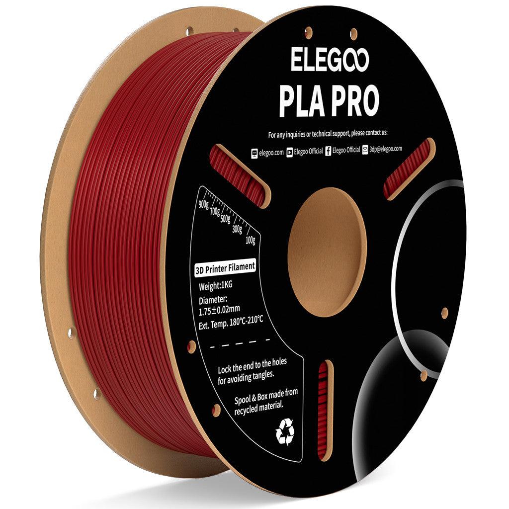 Elegoo - Pro Burgundy Red PLA+ 1.75mm - 1kg