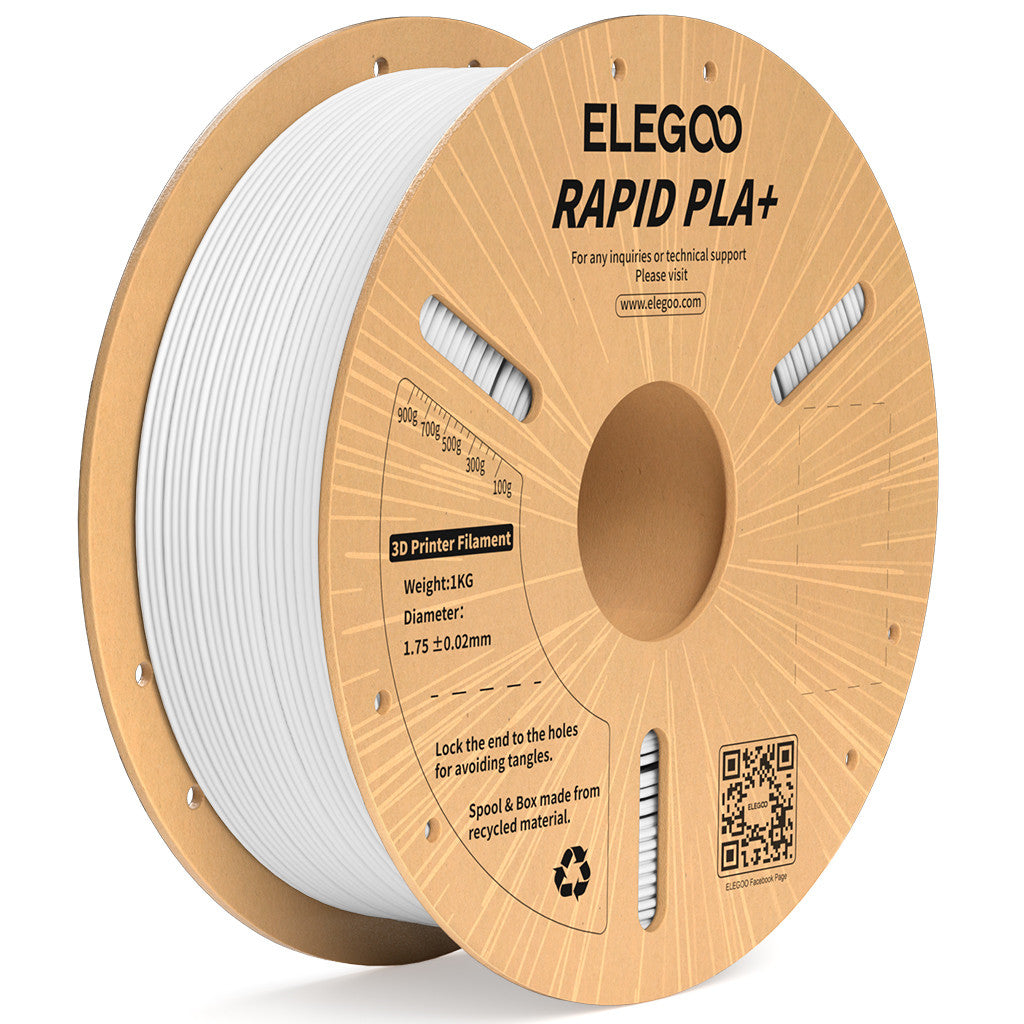 Elegoo - Rapid Plus White PLA+ - 1.26kg