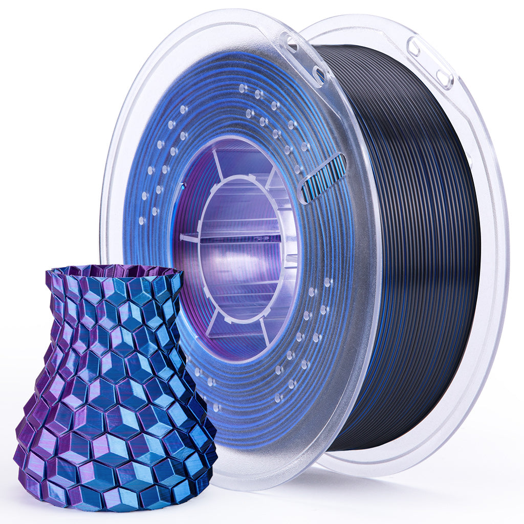 Elegoo - Blue Purple Black Silk PLA 1.75mm - 1kg