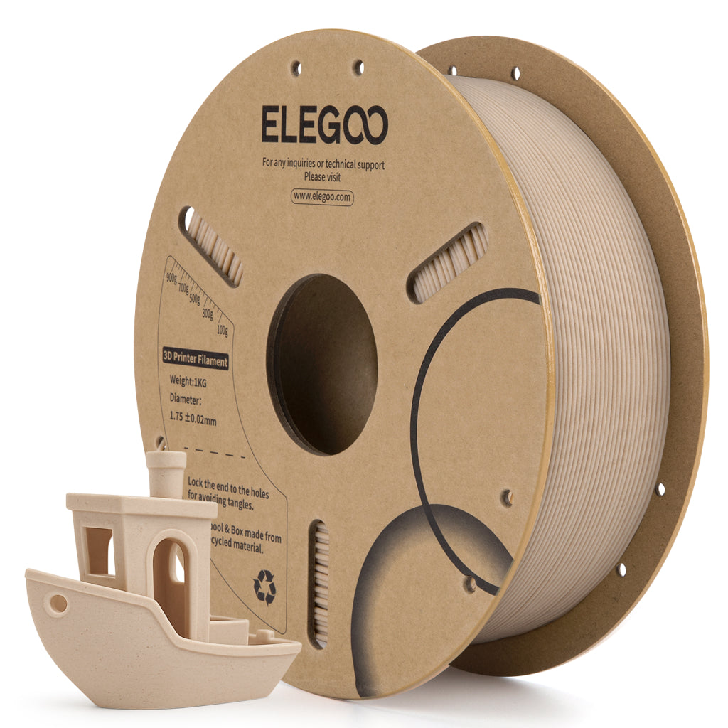 Elegoo - Light Brown Wood Fill PLA 1.75mm - 1kg