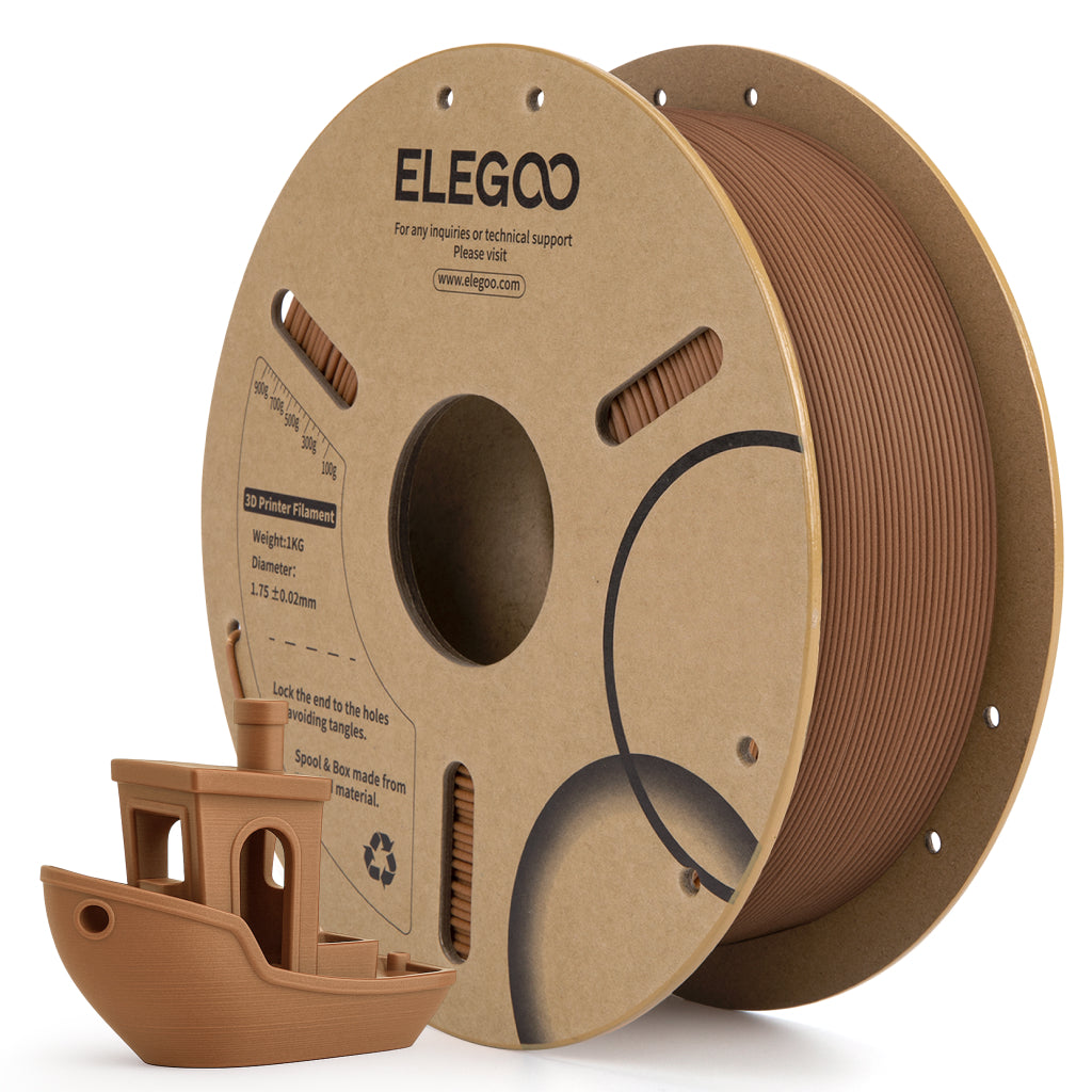 Elegoo - Medium Brown Wood Fill PLA