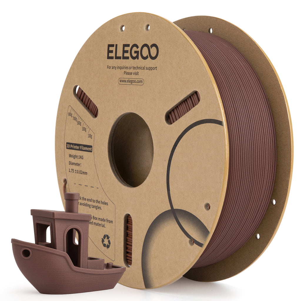 Elegoo - Walnut Wood Fill PLA 1.75mm - 1kg