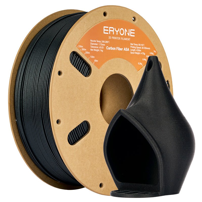 Eryone - Black Glass Fiber ASA 1.75mm - 1kg