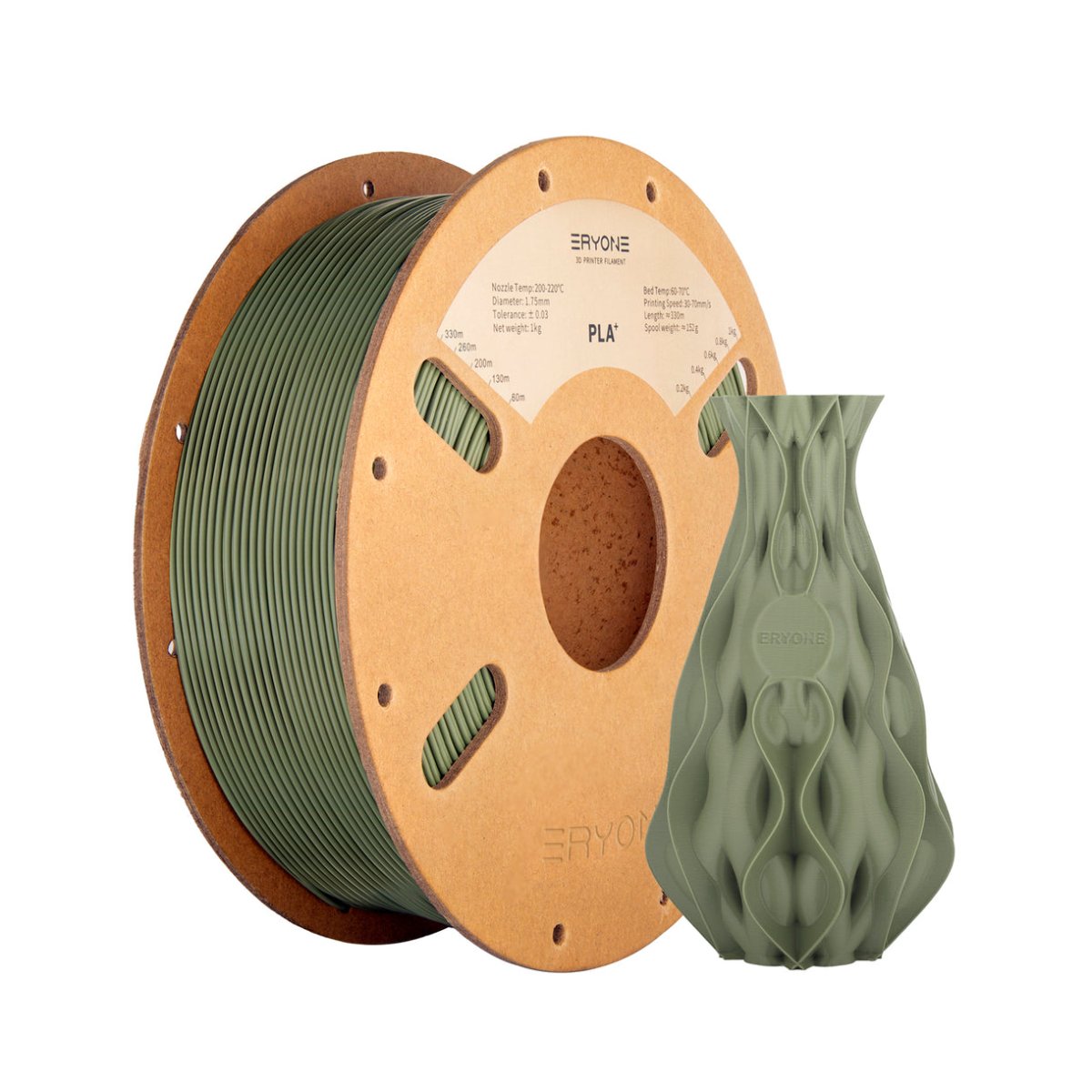 Eryone - Army Green PLA+ 1.75mm - 1kg