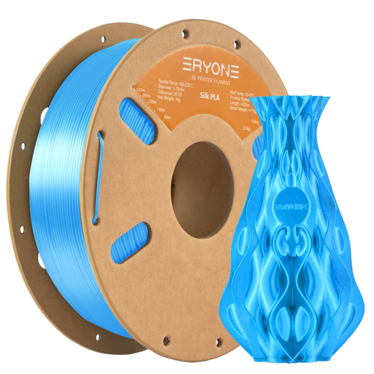 Eryone - Blue Silk PLA 1.75mm - 1kg