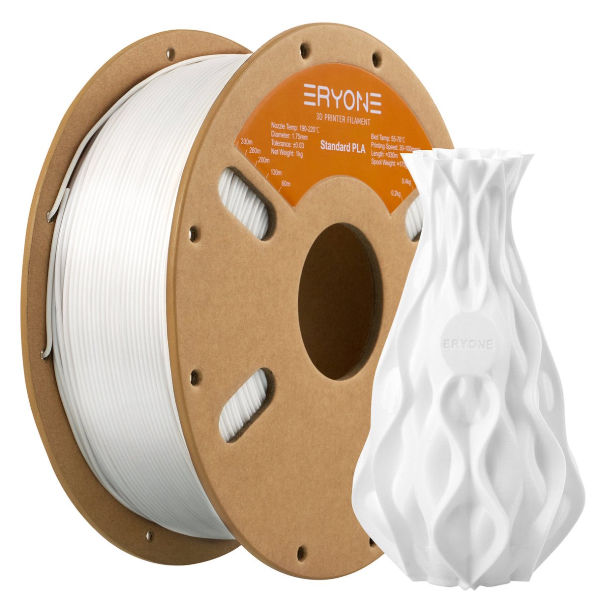 Eryone - White PLA 1.75mm - 1kg