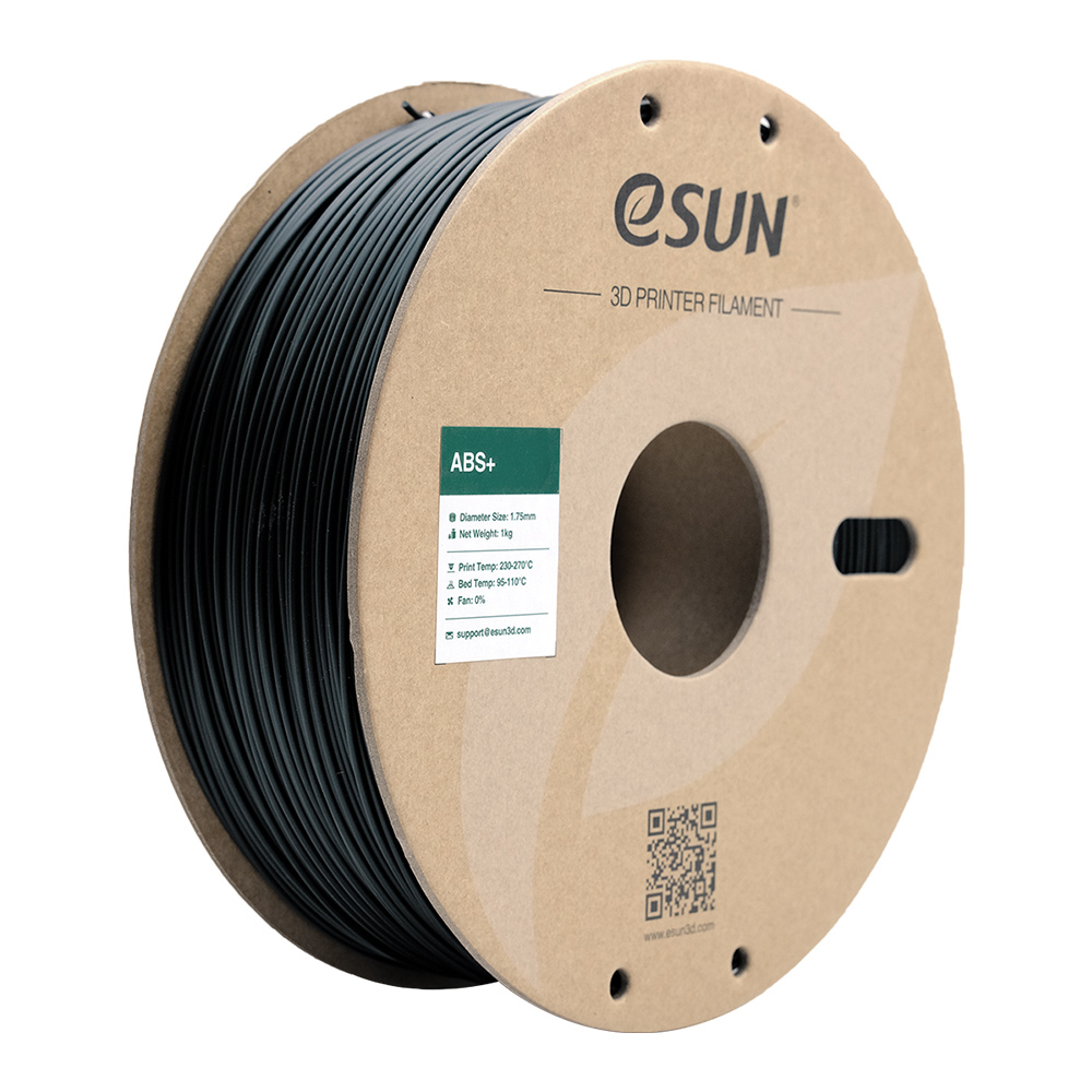 eSUN - Black ABS+ 1.75mm - 10kg