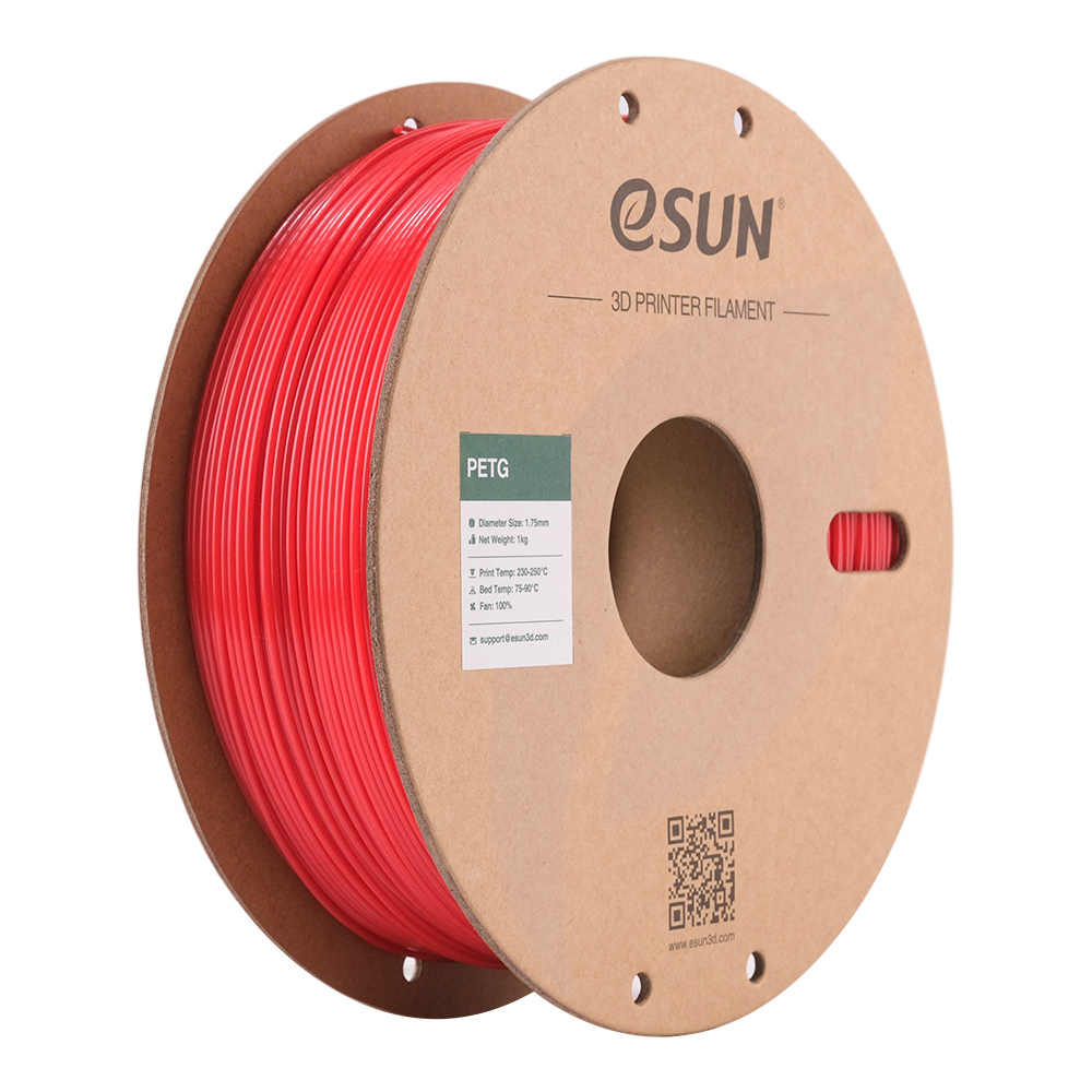 eSUN - Solid Red PETG 1.75mm - 1kg