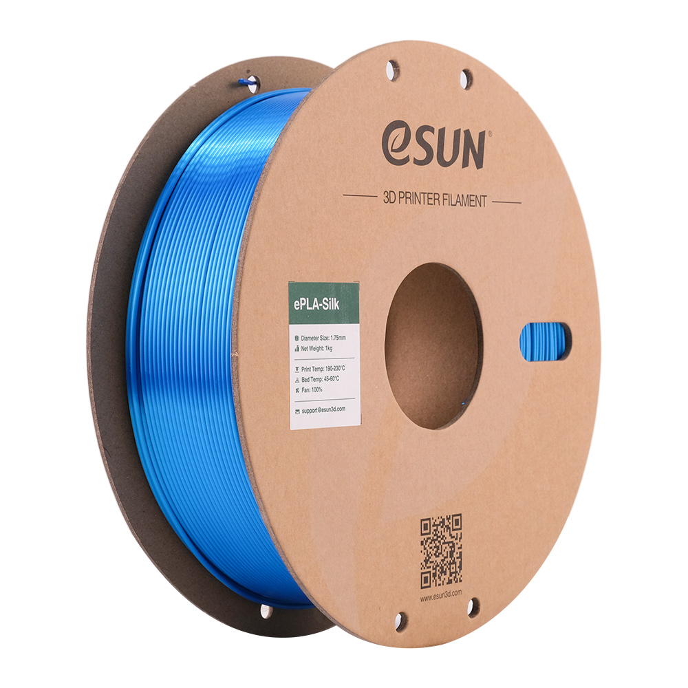 eSUN - Basic Epla Silk Cyan PLA 1.75mm - 1kg
