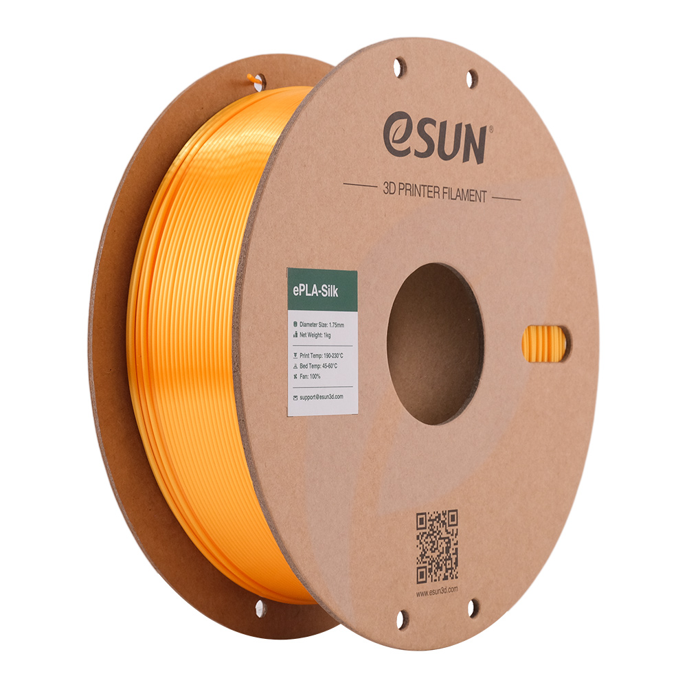 eSUN - Basic Dark Yellow Silk PLA 1.75mm - 1kg