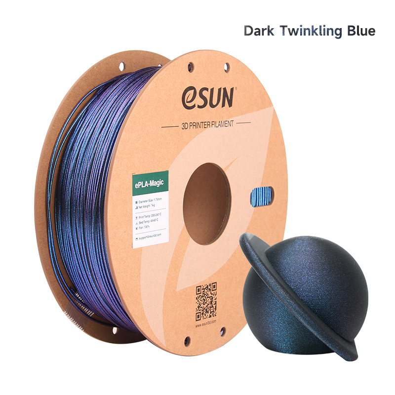 eSUN - Magic Dark Twinkling Blue Glitter PLA - 1kg