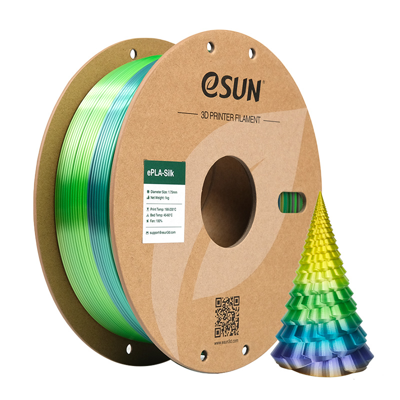 eSUN - Rainbow Forest Gradient Silk PLA 1.75mm - 1kg