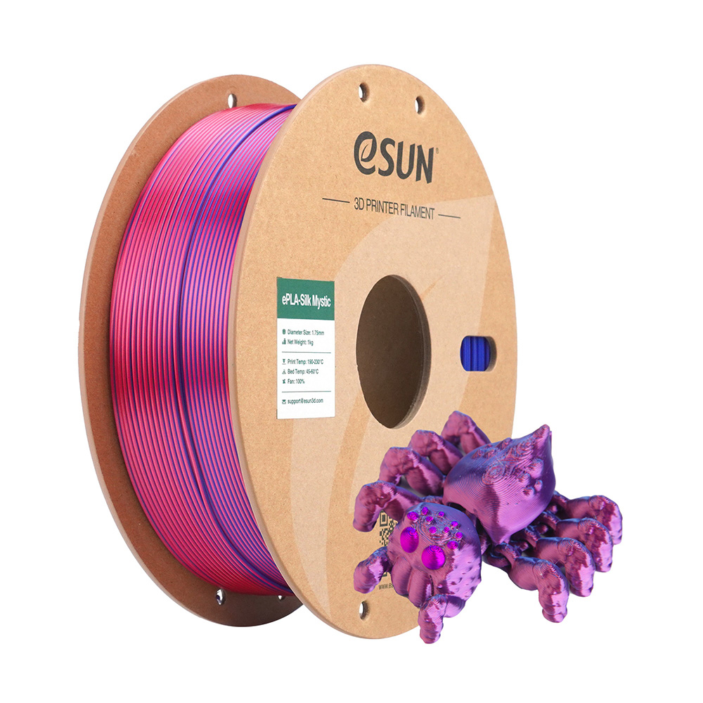 eSUN - Magic Blue+Red+Purple Silk PLA 1.75mm - 1kg