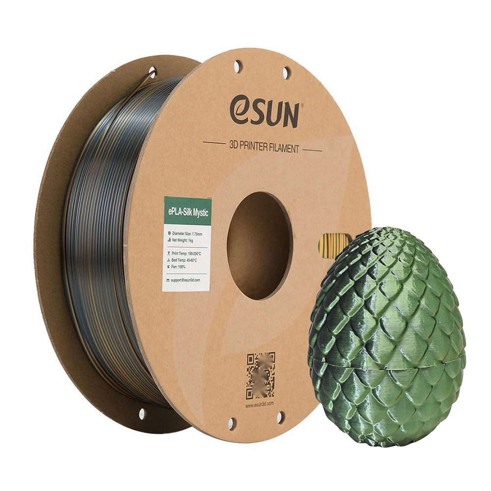 eSUN - Magic Gold+Green+Black Silk PLA 1.75mm - 1kg