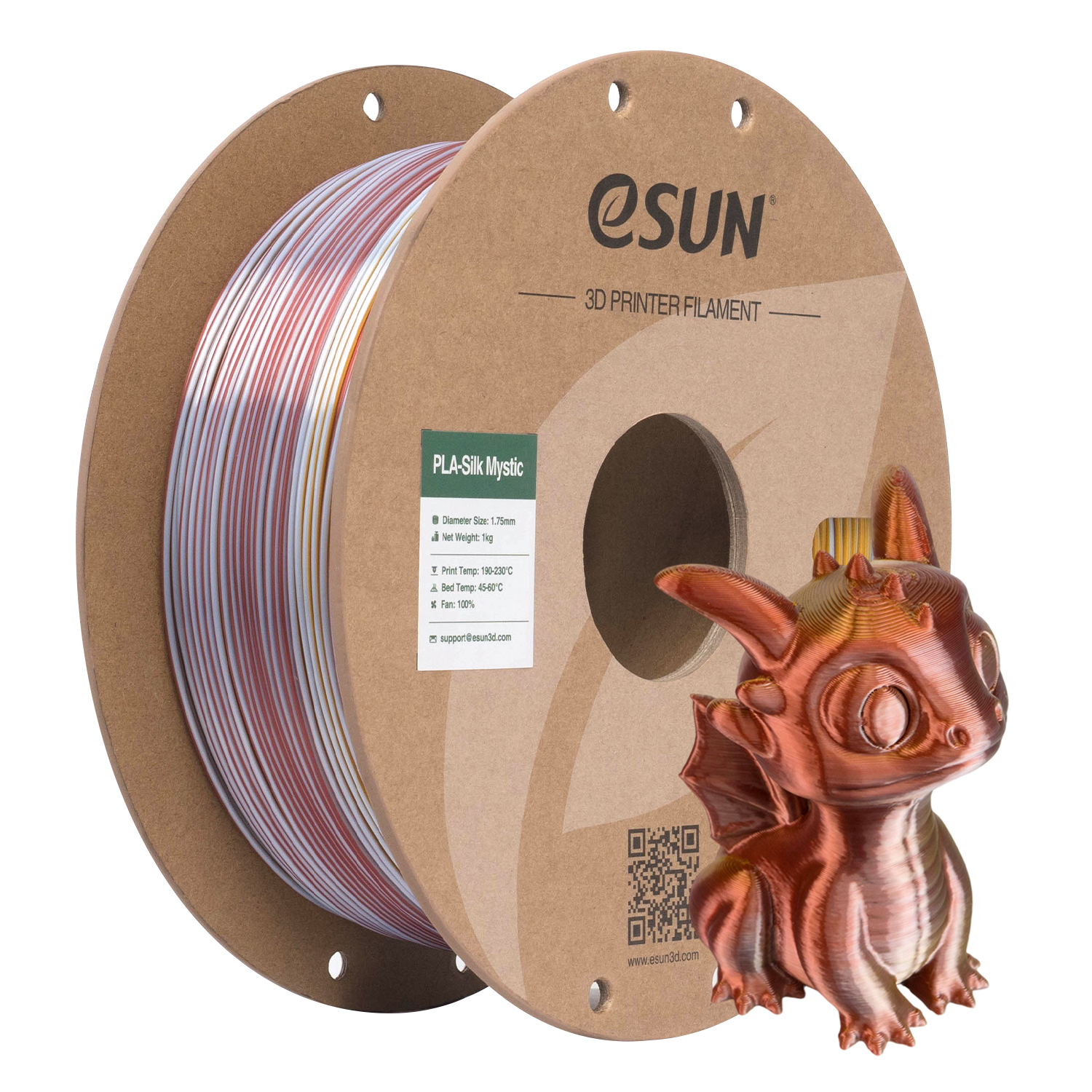 eSUN - Magic Gold+Silver+Copper Silk PLA 1.75mm - 1kg