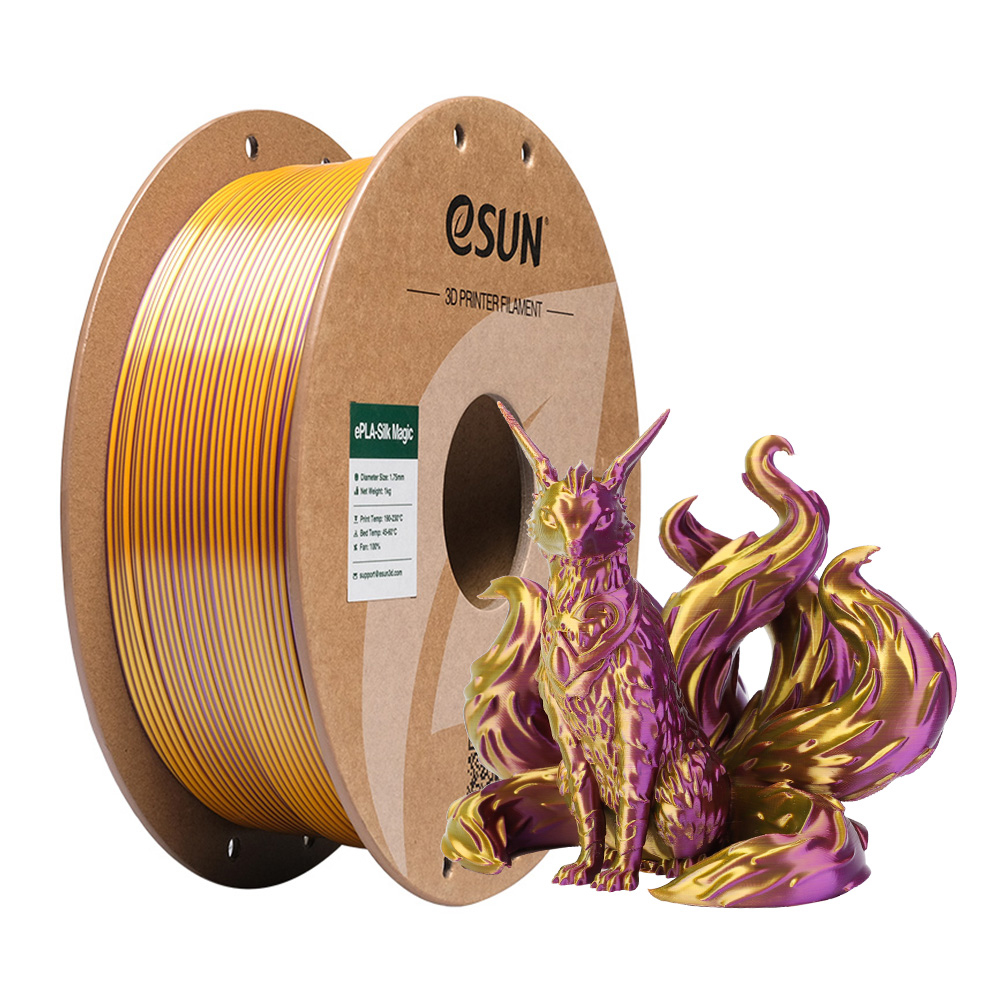 eSUN - Magic Purple+Gold Silk PLA 1.75mm - 1kg