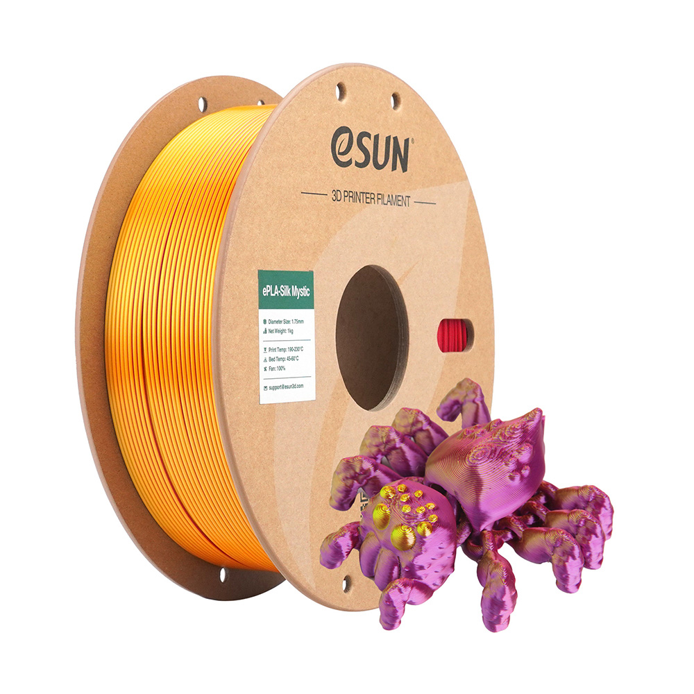 eSUN - Magic Red+Gold+Purple Silk PLA 1.75mm - 1kg