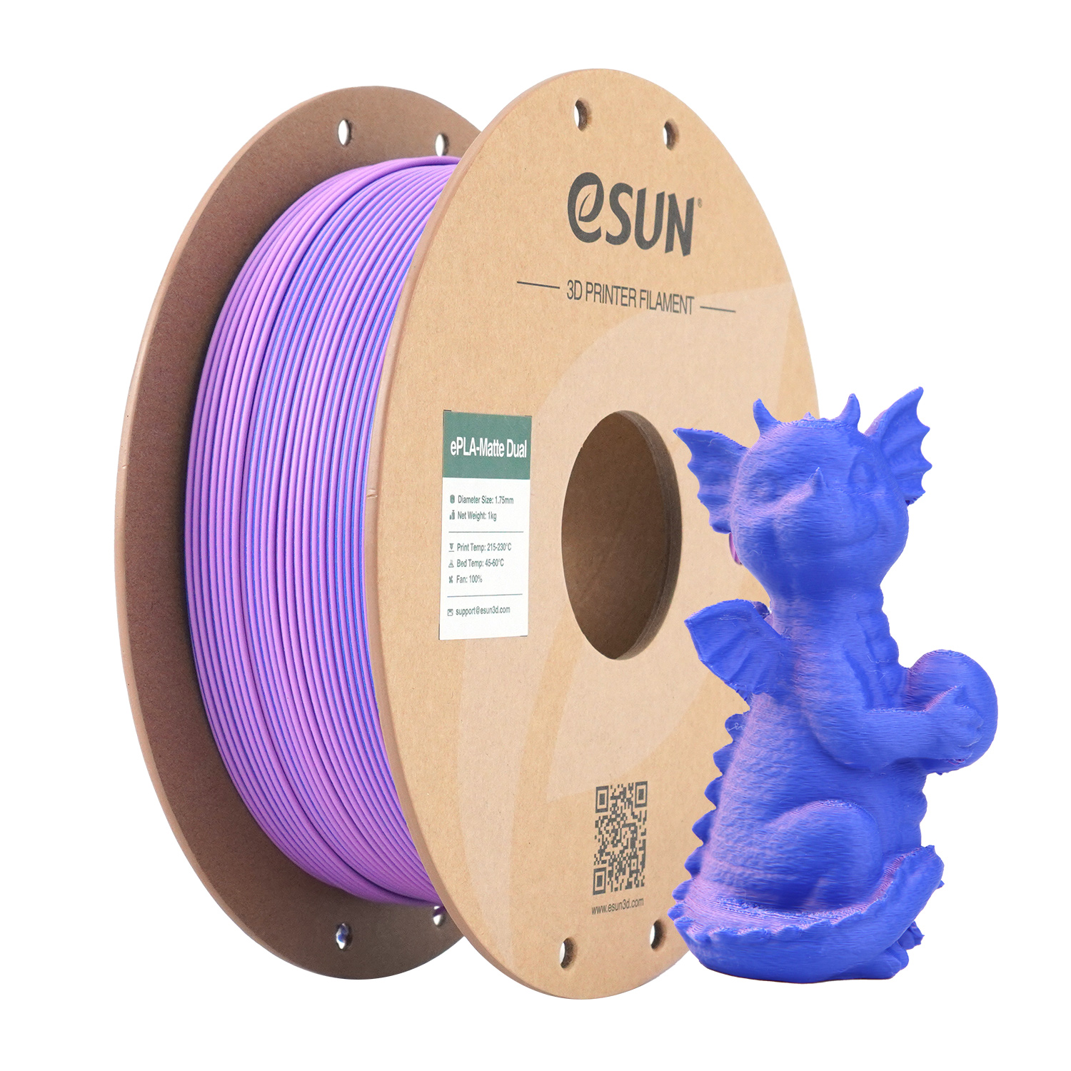 eSUN - Purple Blue Matte PLA 1.75mm - 1kg