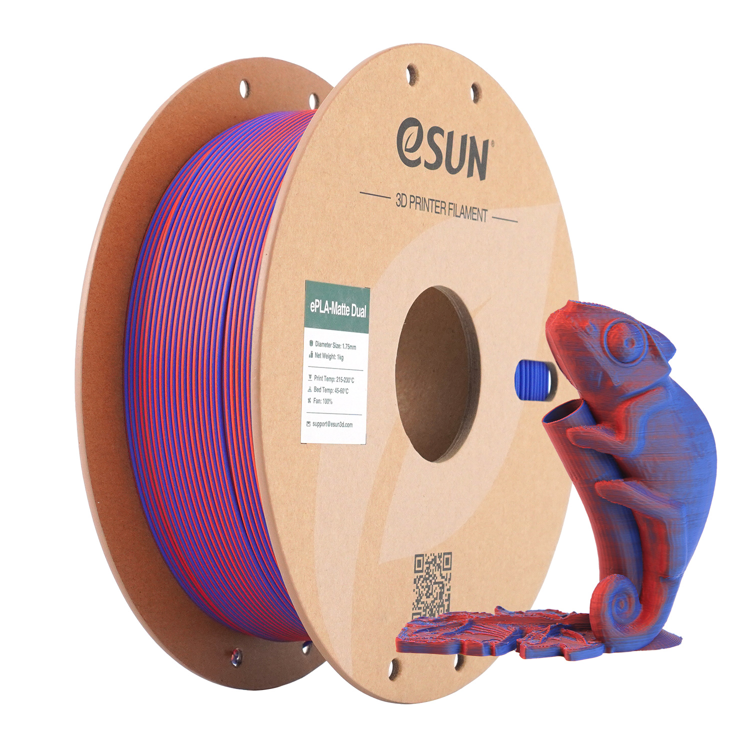 eSUN - Red Blue Matte PLA 1.75mm - 1kg