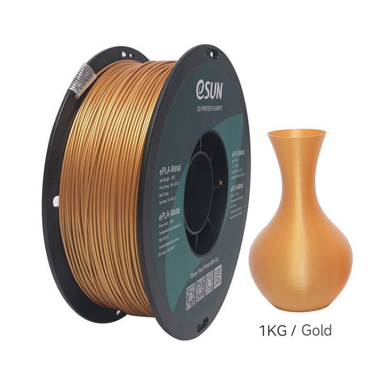eSUN - Gold Metal Fill PLA 1.75mm - 1kg
