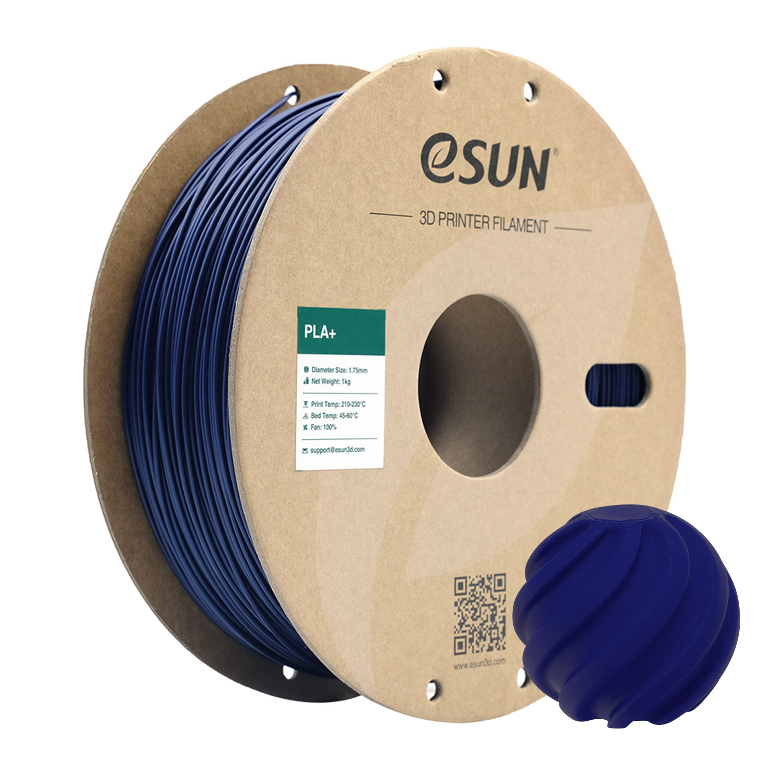 eSUN - Dark Blue Plus PLA+ - 1kg