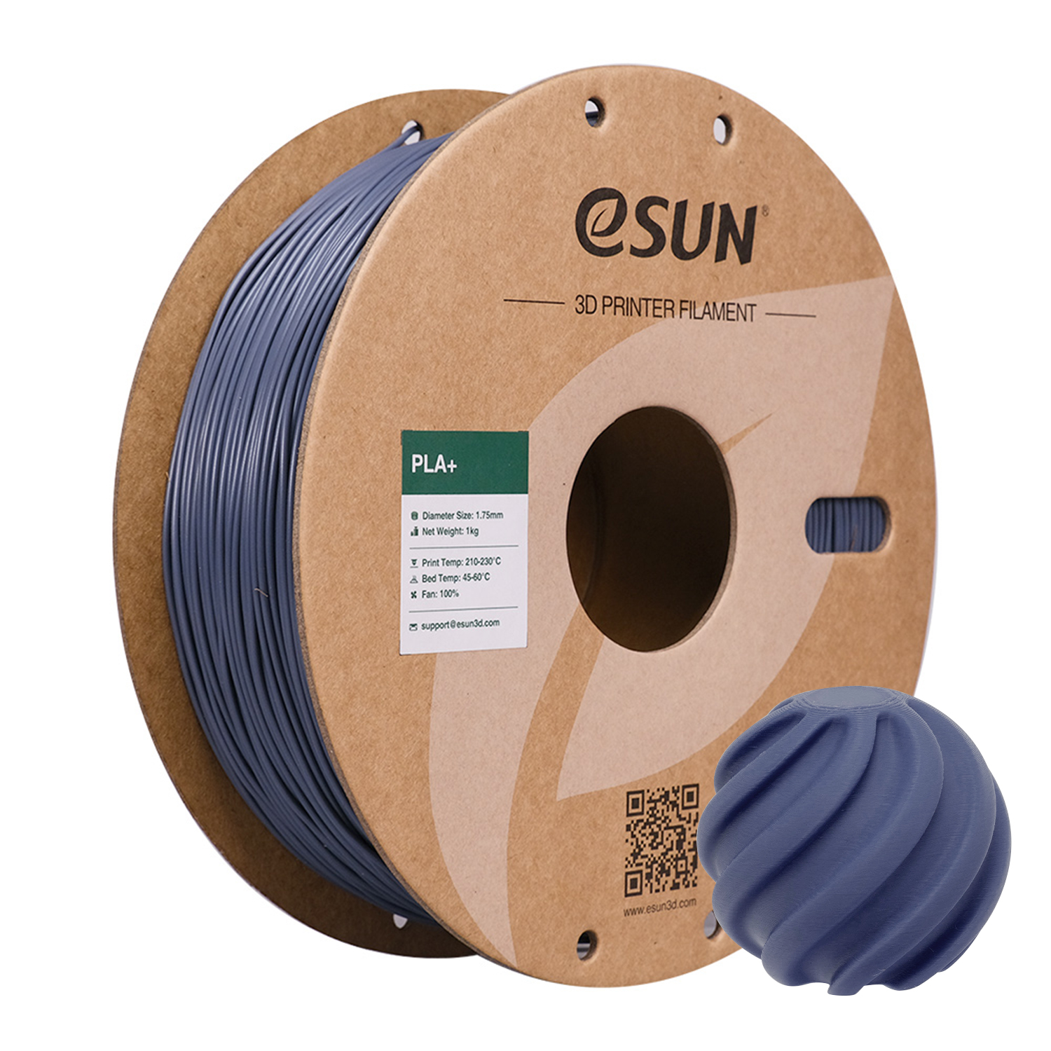 eSUN - Grey Plus PLA+ - 1kg