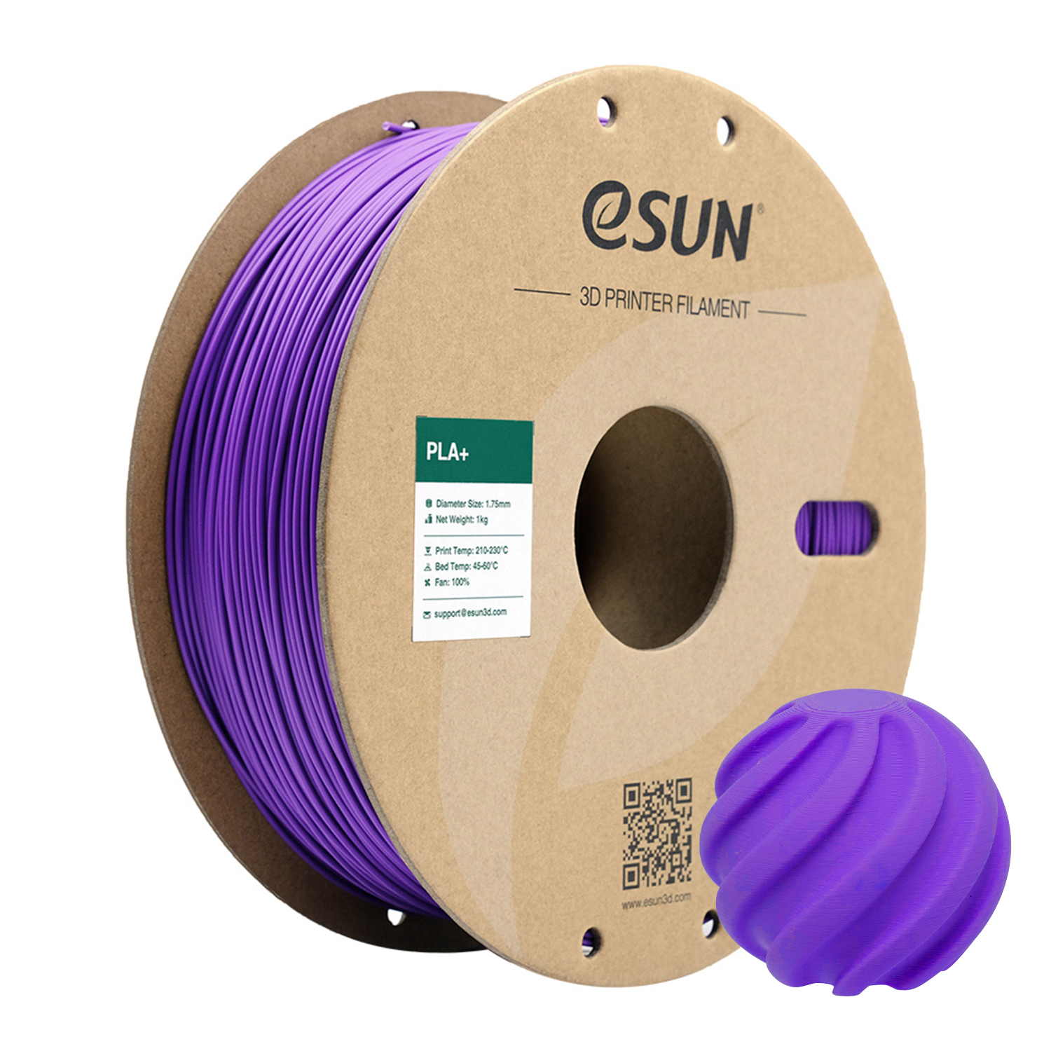 eSUN - Purple Plus PLA+ - 1kg