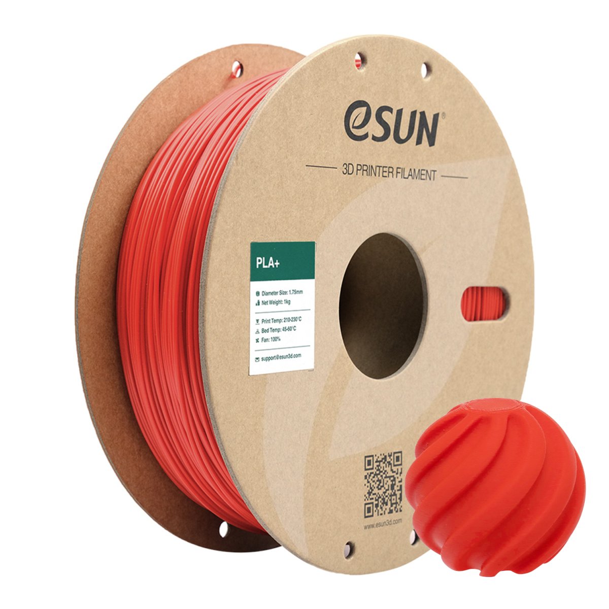 eSUN - Red Plus PLA+ - 1kg