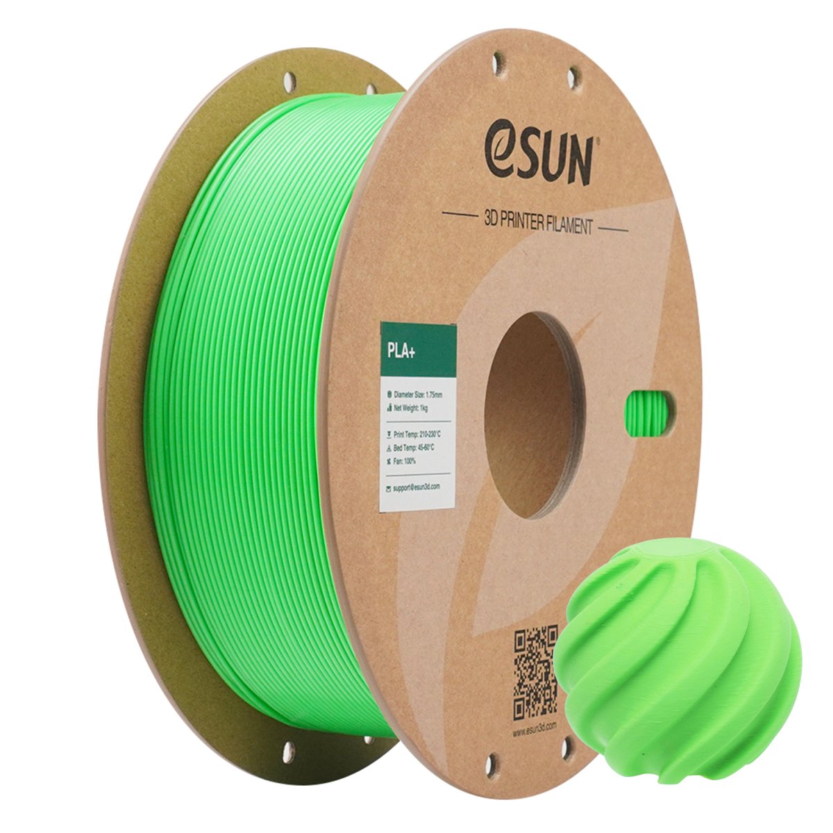 eSUN - RGB Green PLA+ 1.75mm - 1kg