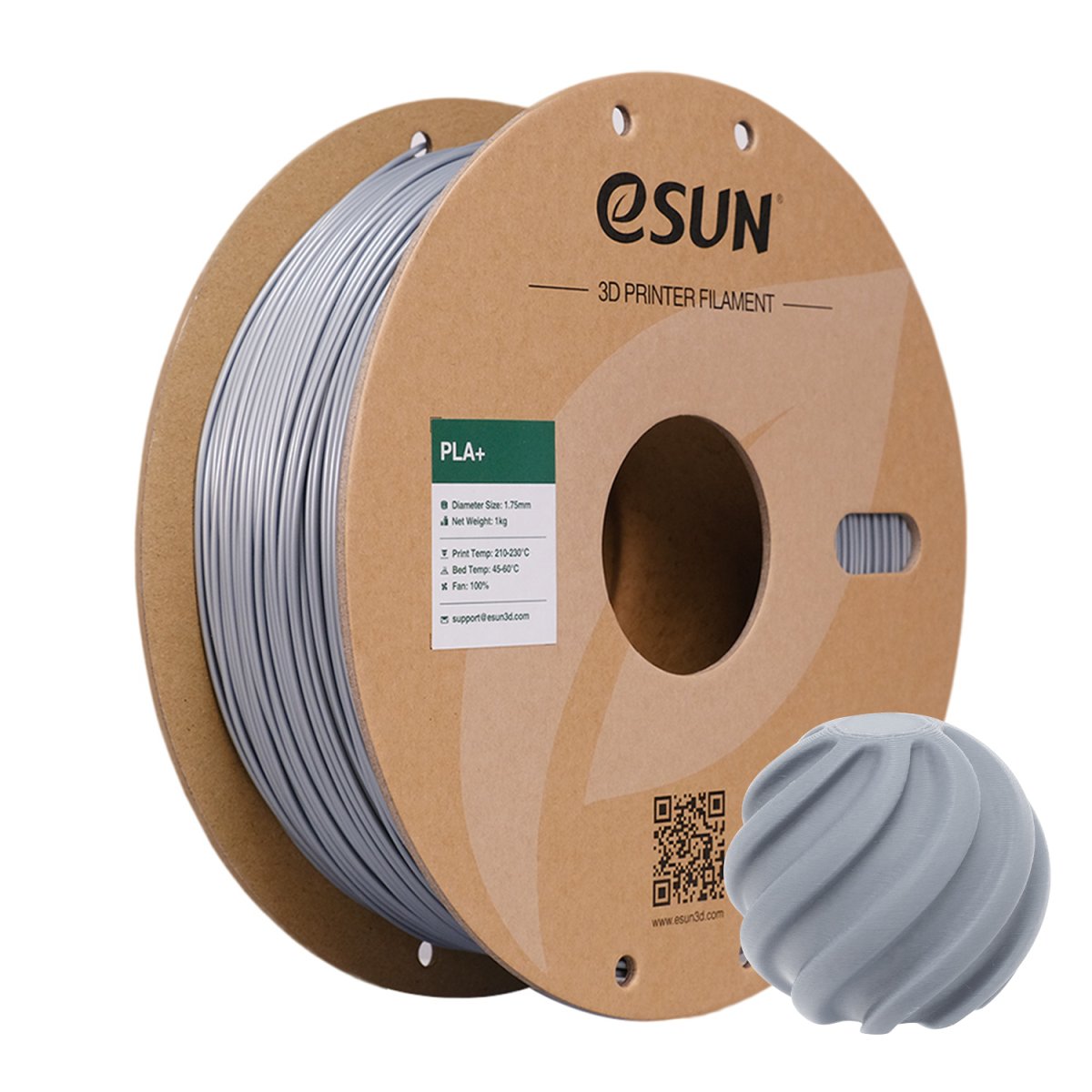 eSUN - Silver Plus PLA+ - 1kg