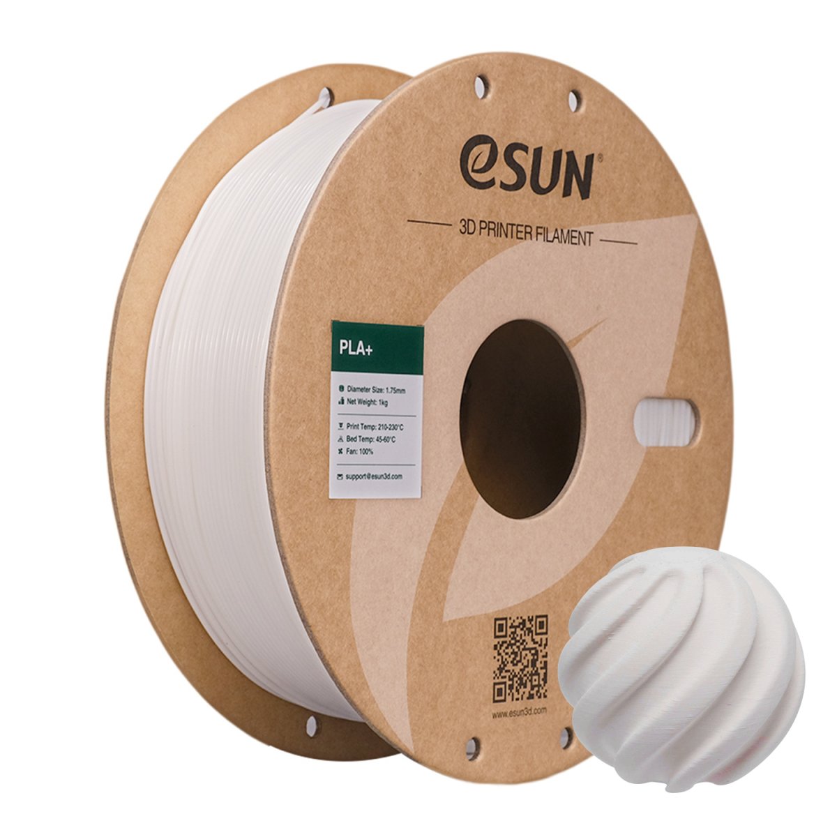 eSUN - White Plus PLA+ - 1kg