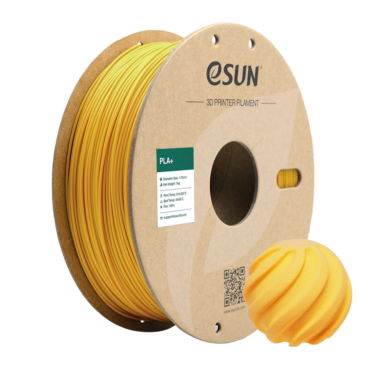 eSUN - Yellow Plus PLA+ - 1kg