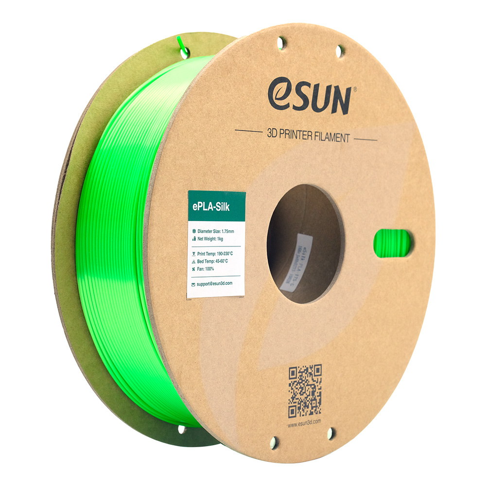 eSUN - Basic Green Silk PLA 1.75mm - 1kg