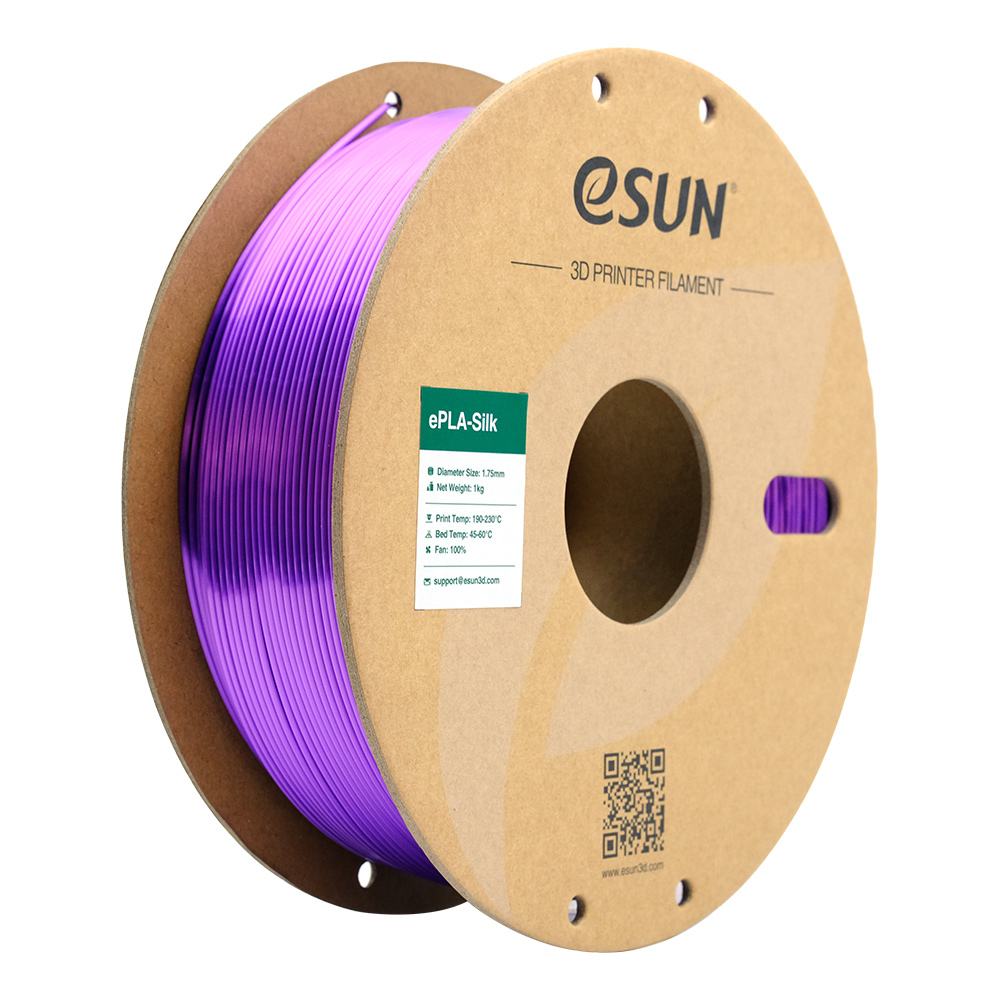 eSUN - Basic Purple Silk PLA 1.75mm - 1kg