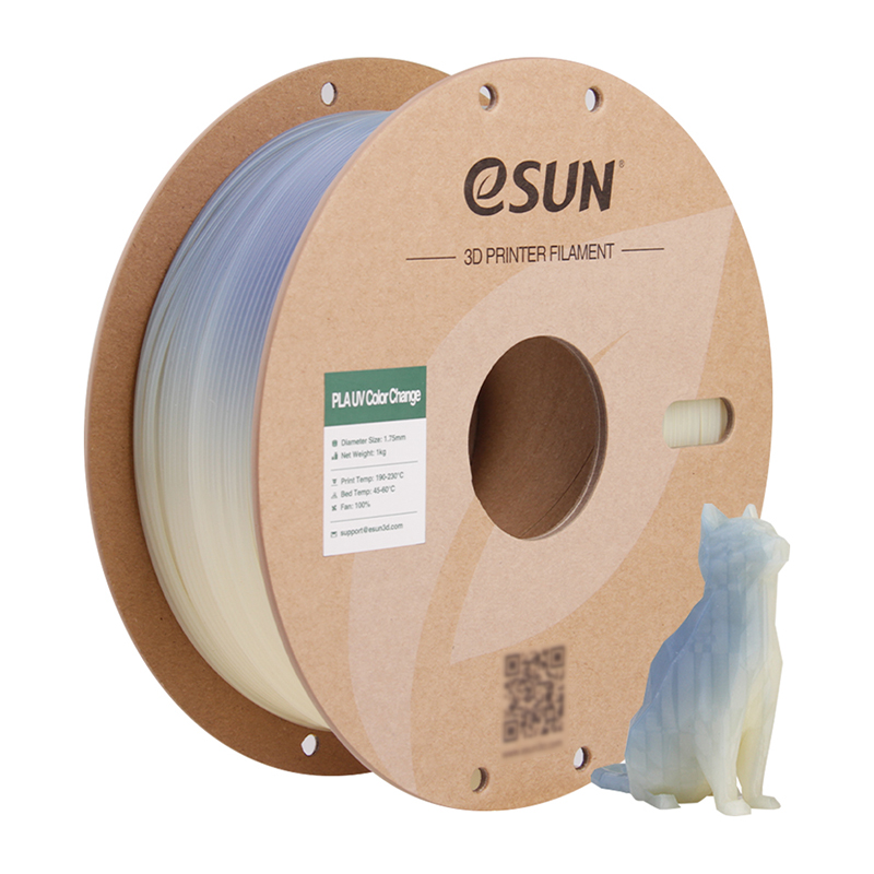 eSUN - UV Change Blue Reactive PLA 1.75mm - 1kg