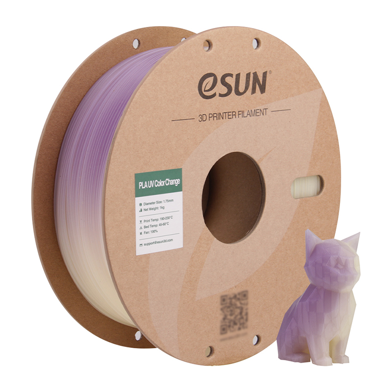 eSUN - Uv Change Purple PLA 1.75mm - 1kg