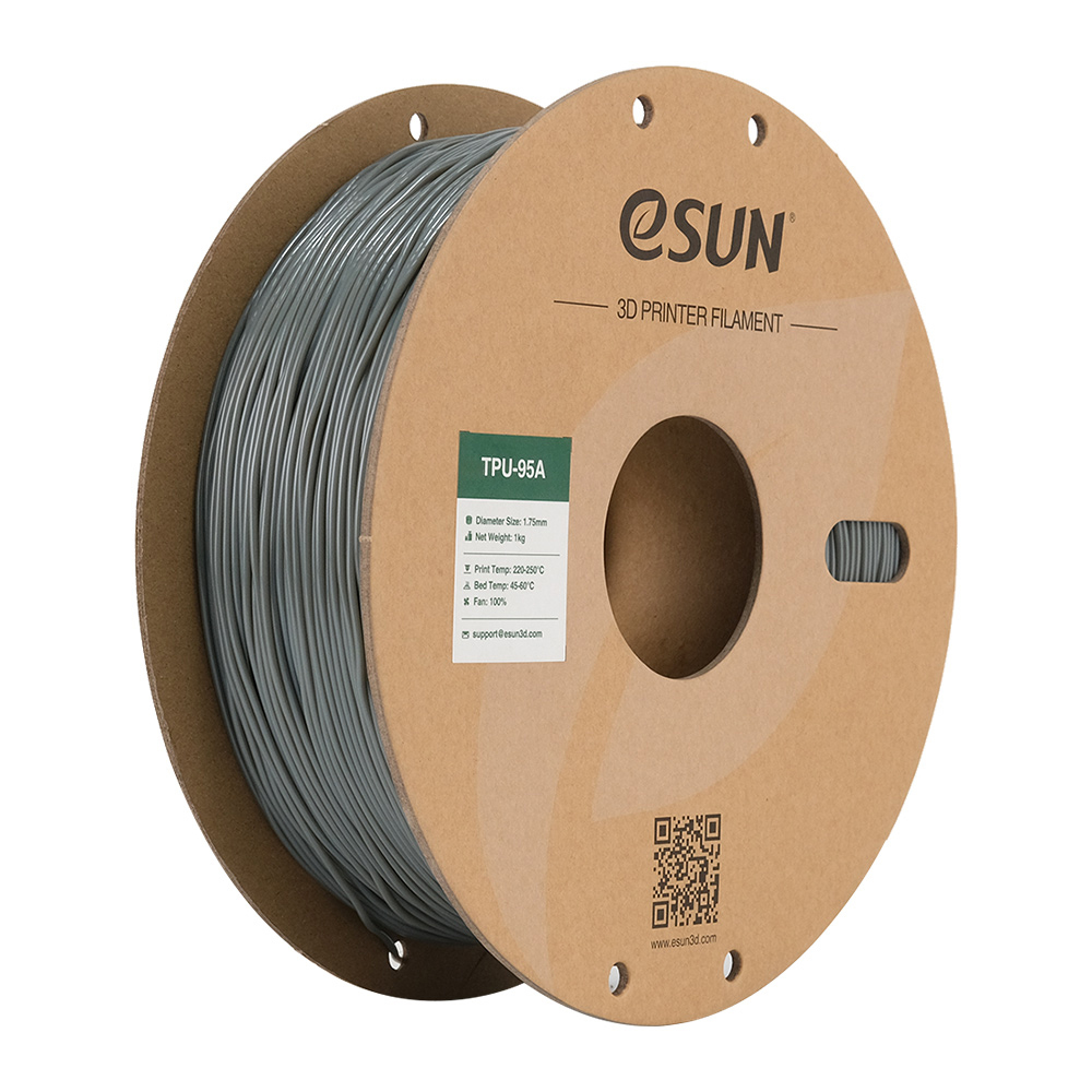 eSUN - Grey 95A TPU 1.75mm - 1kg