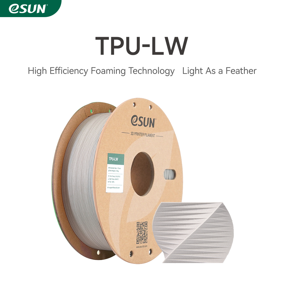 eSUN - Light Weight White TPU - 0.75kg