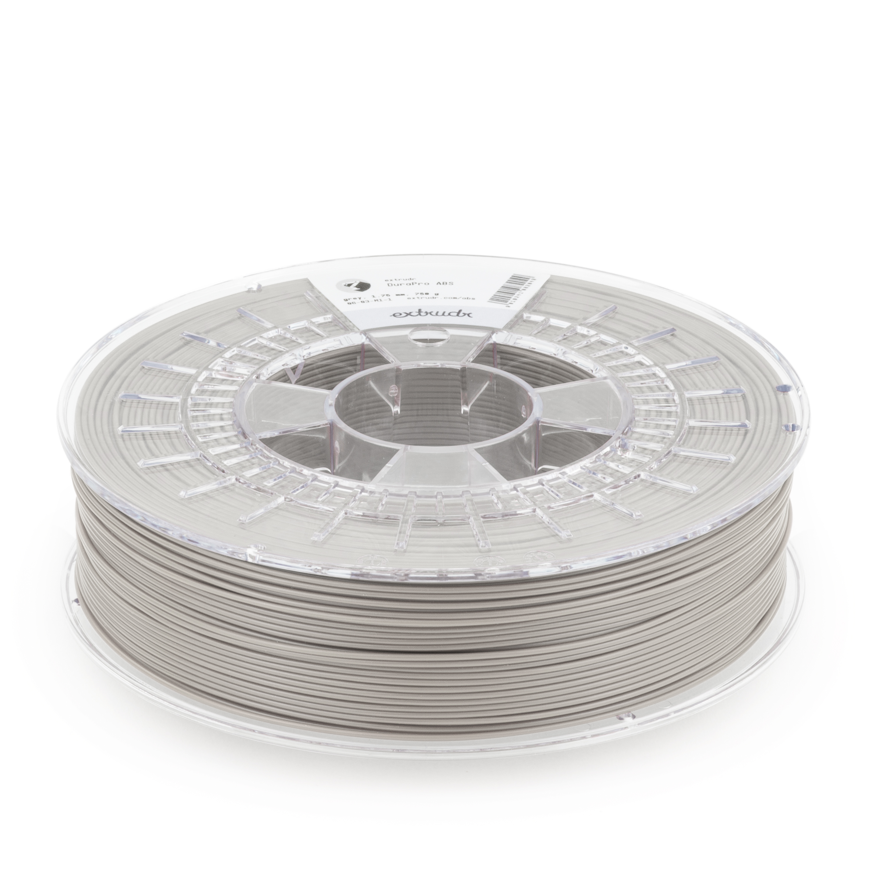 Extrudr - DuraPro Grey ABS 2.85mm - 0.75kg