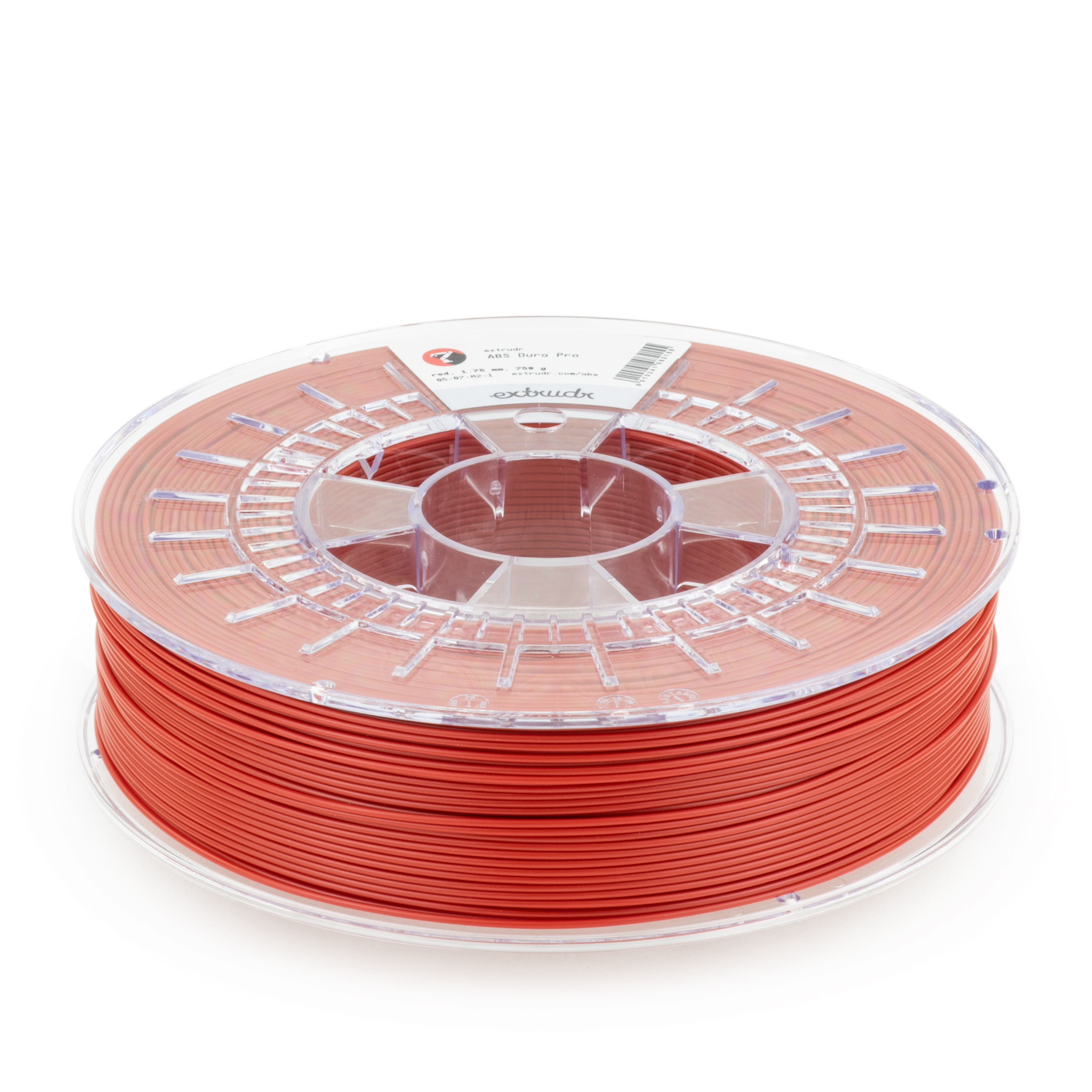 Extrudr - DuraPro Red ABS 1.75mm - 0.75kg
