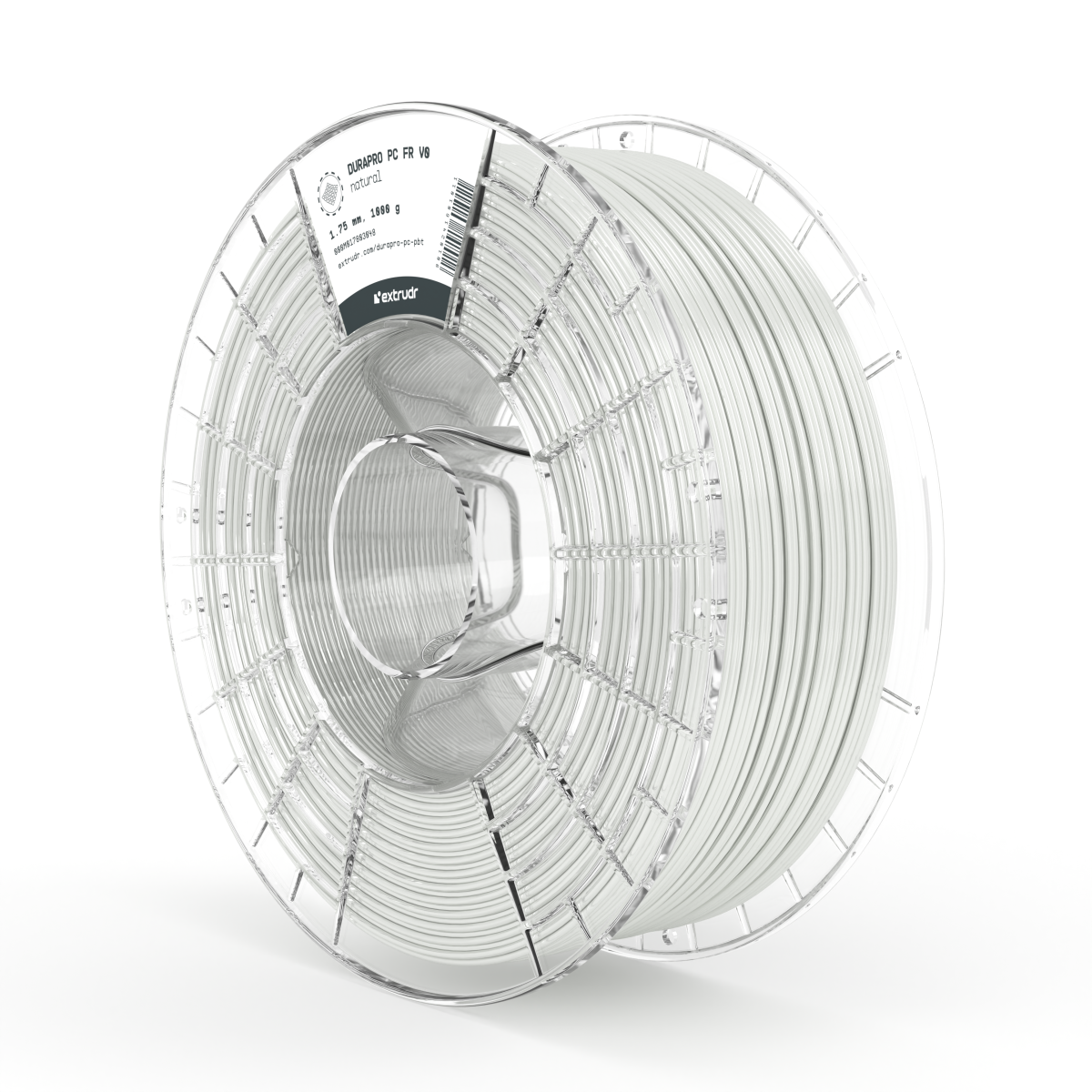 Extrudr - DuraPro Nature Flame Retardant PC 1.75mm - 2kg