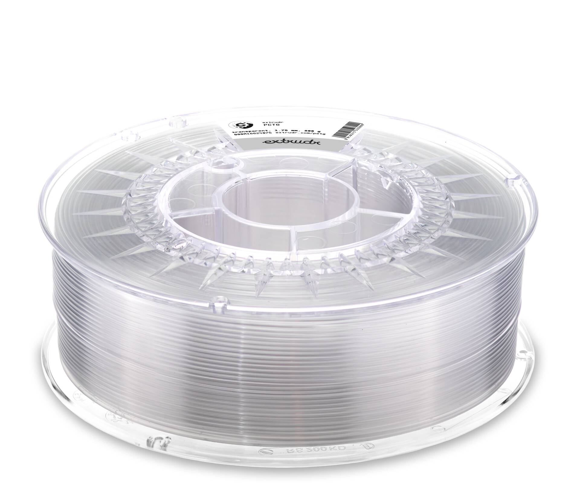 Extrudr - Transparent PCTG 1.75mm - 10kg