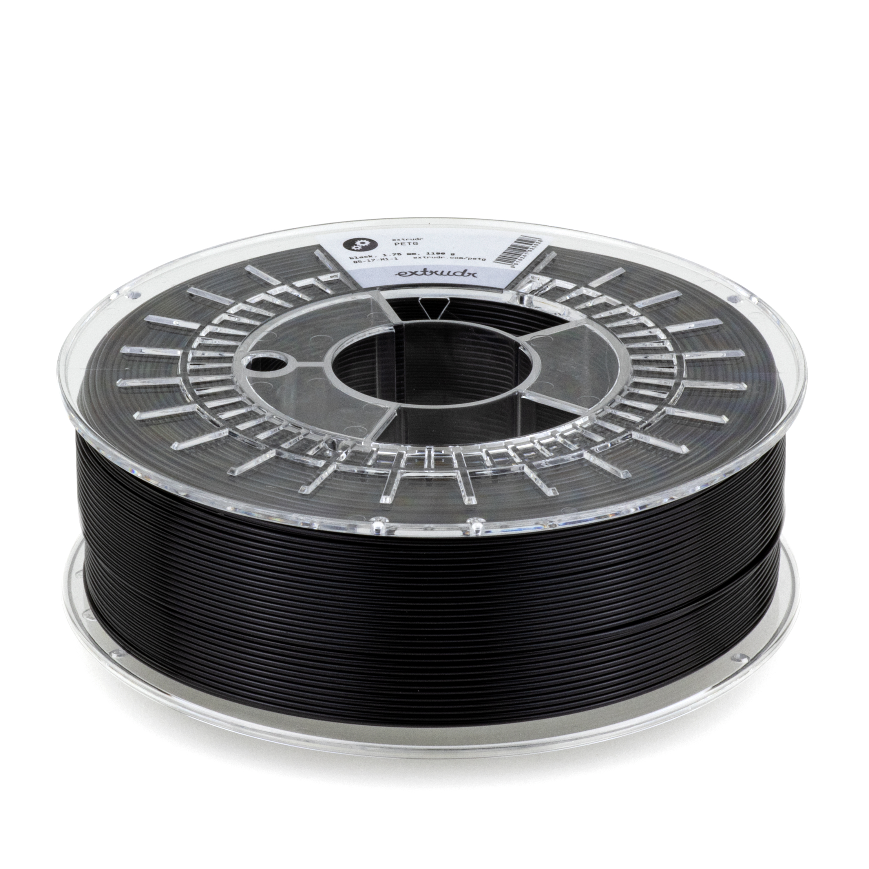 Extrudr - Black PETG 2.85mm - 1.1kg