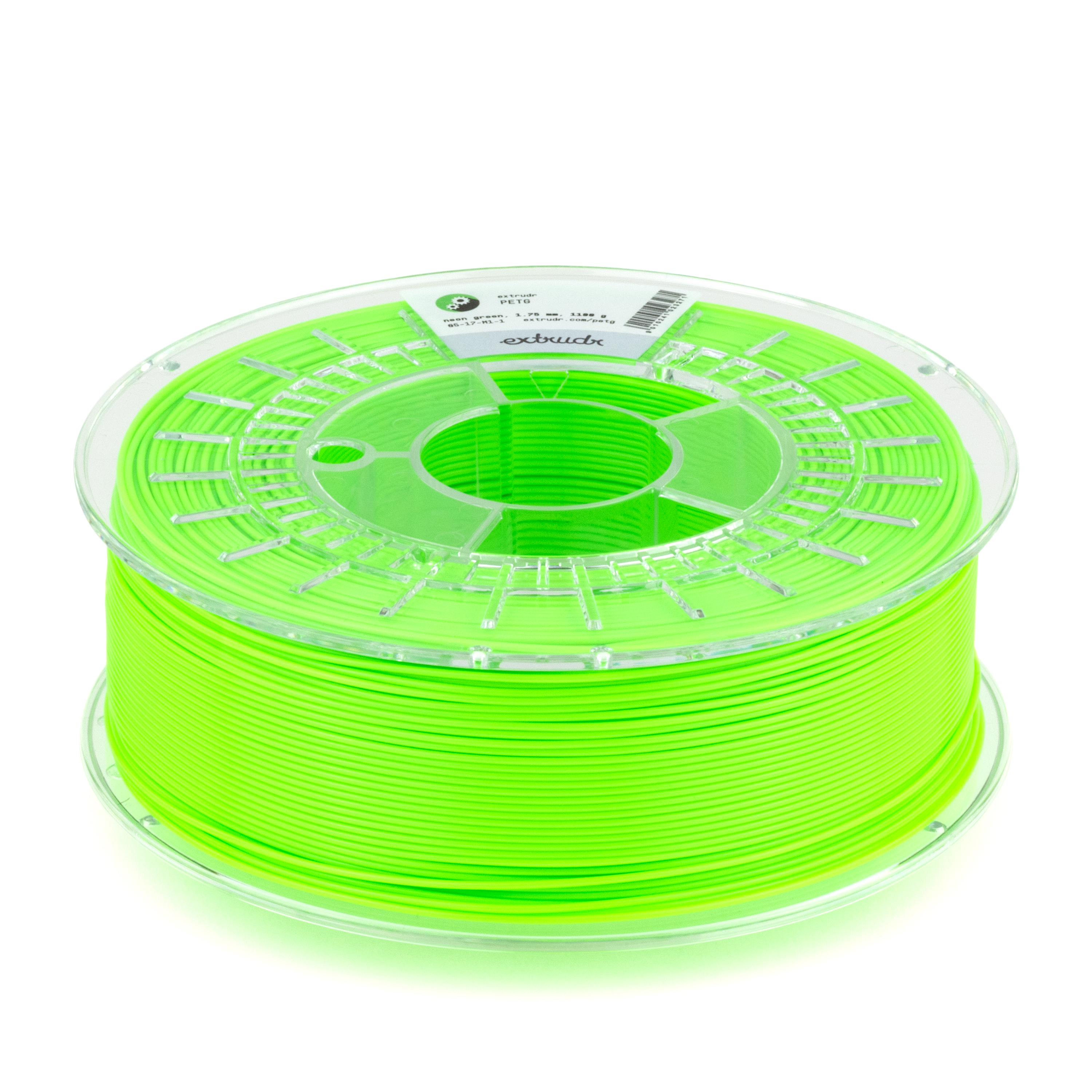 Extrudr - Green Fluorescent PETG 2.85mm - 1.1kg