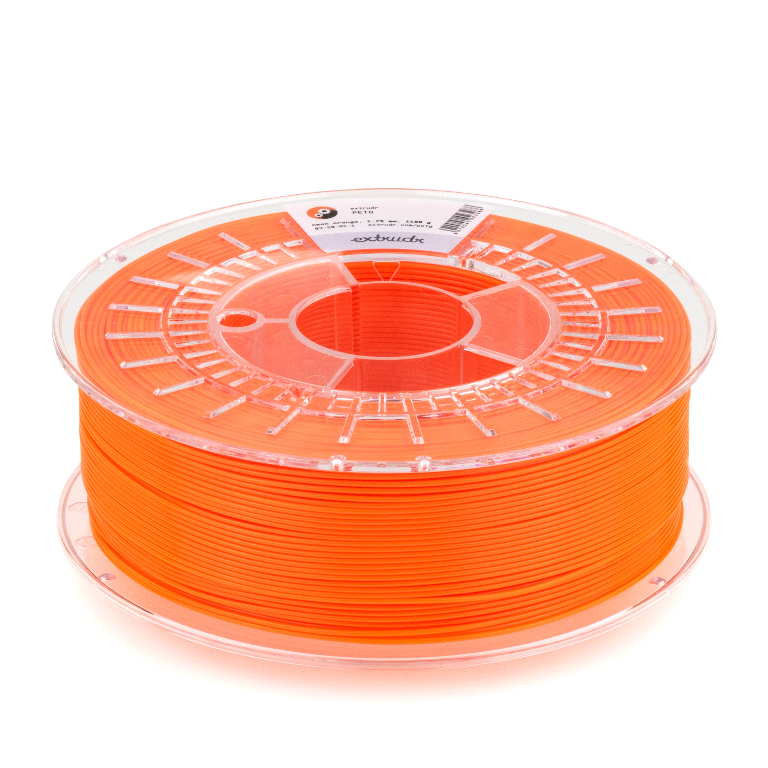 Extrudr - Orange Fluorescent PETG 2.85mm - 2.5kg